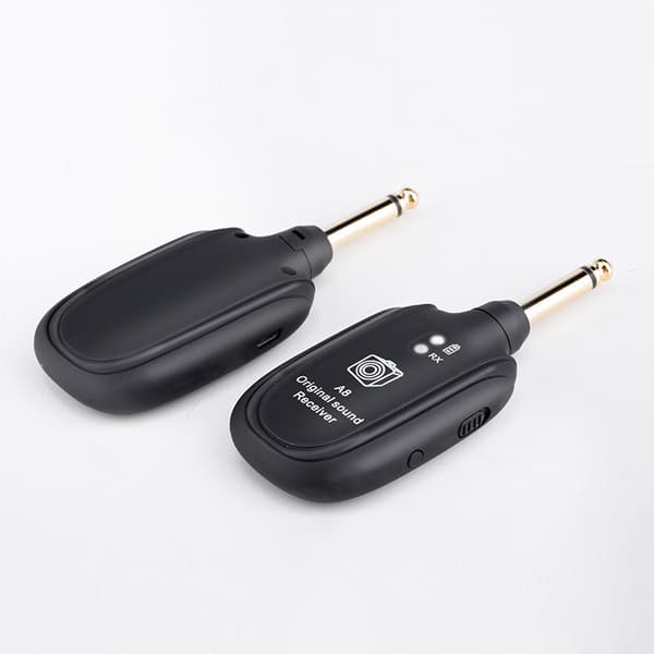 A8 Trådløs Transceiver for Elektriske Gitarer, Trådløst Overføringssystem, Åpent og Selvkobling.