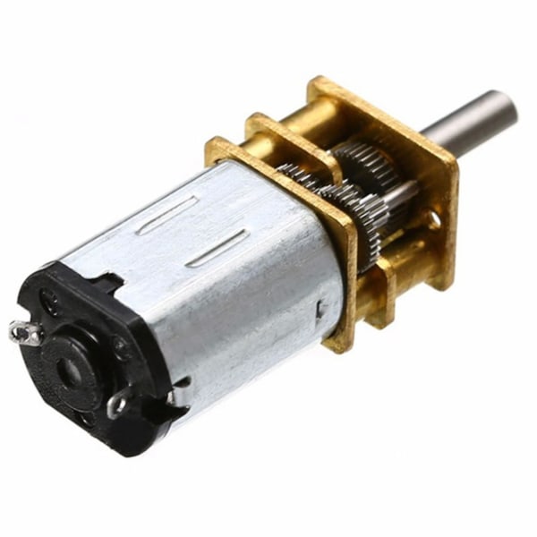 10 stk 30 o/min N20 -hastighets girmotor DC 6V reduksjonsgirmotorer med metall girkasse hjul