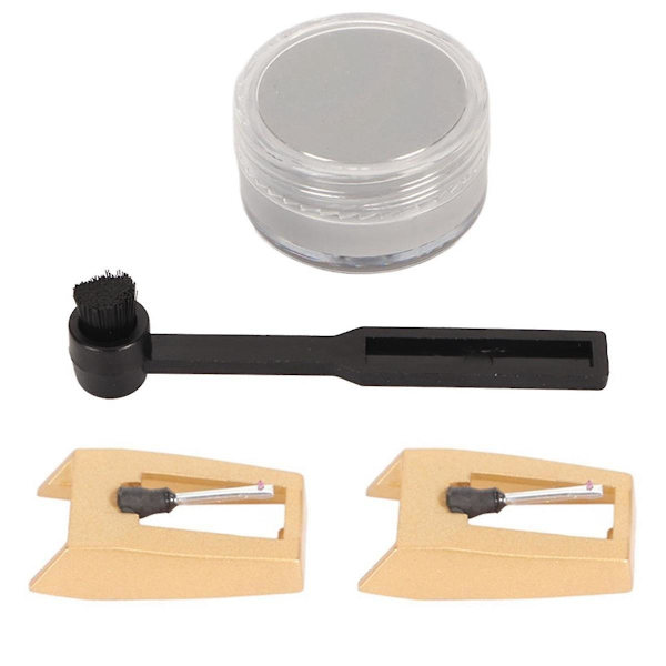 Stylus Rengøringsværktøjer Vinylpladespiller Nåle Diamant Grammofon Nåle med en Stylus Rengørings G