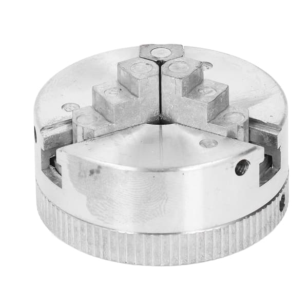 3-jaw chuck set self-centering lathe chuck plate with M12x1 connecting rod 10-35 mm clamping