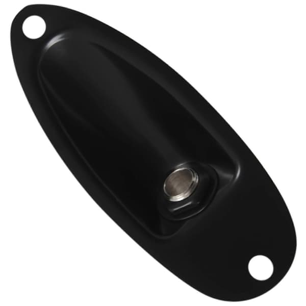 Bådstil 1/4 tomme Loaded Guitar Output Mono Jack Plug Socket Plate til Strat Stratocaster Style Ele