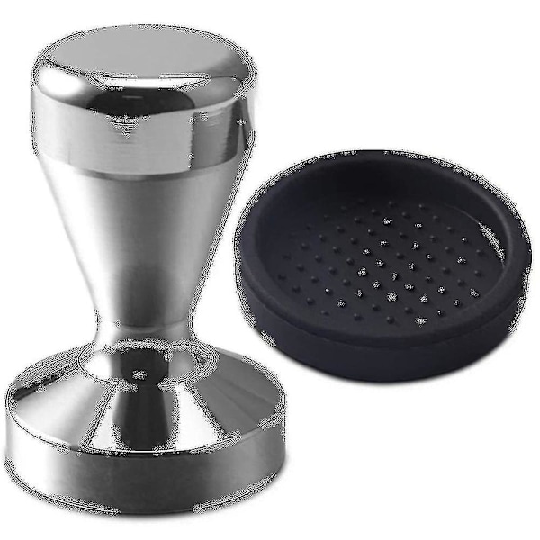 Kaffetamper 51mm Rustfrit Stål Med Tampermåtte Til Kaffe,tamping