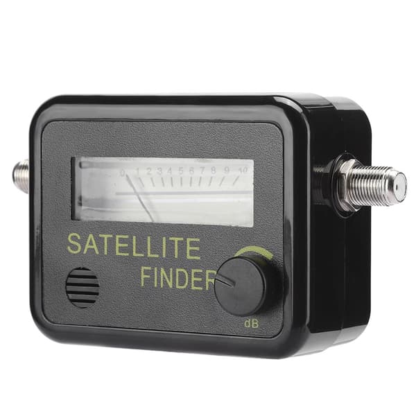 Sensitive Satellite Finder with Digital Display - Black