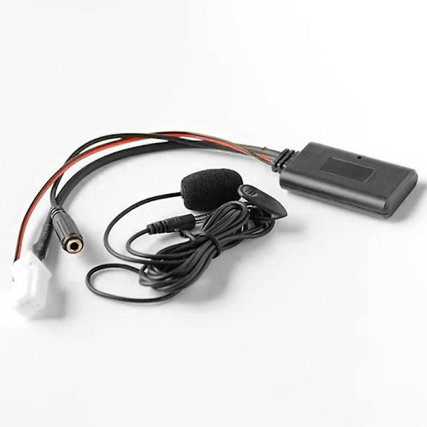 Bil Bluetooth 5.0 Aux Input Lydkabel Mikrofon Håndfri Adapter 8-polet Stik til Sylphy Tiida Geniss