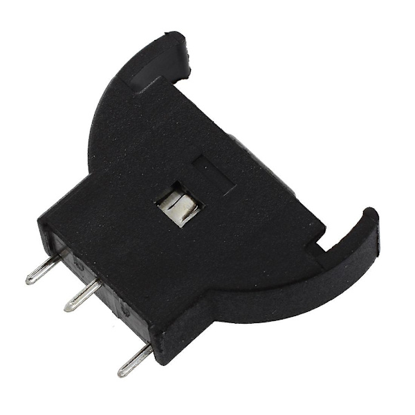 5 stk Sorte Plastik CR2032 Knapcelsbatteri Sokkelholdere