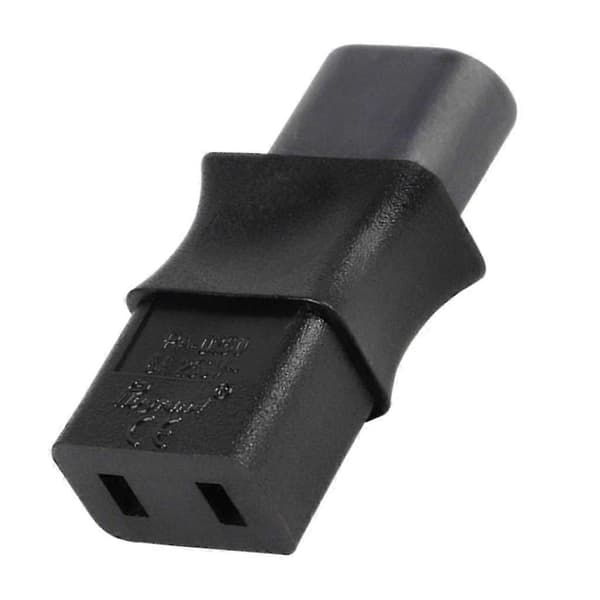 IEC 320 C8 Han till IEC 320 C9 2-polig Hon AC-adapter 6A /250V