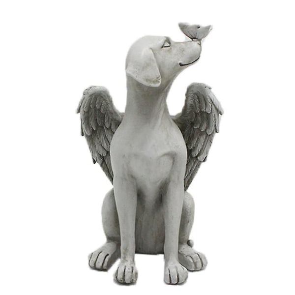 Dog Angel Pet Memorial, Grave Marker Tribute