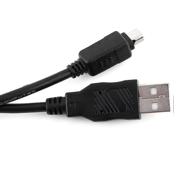 1,5 m 12-pin datakabel kamera USB-kabel dataoverføringskabel for Olympus digitalkamera