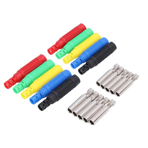 10 set banana plug strong connection good electrical conductivity lantern banana socket for electronics computers