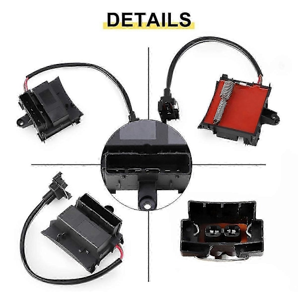 Køleradiator Enkelt Ventilator Relæmodul Varmelegeme Modstand til Opel C 2002-2008 1379151 09202805 871470D 086621059 bs