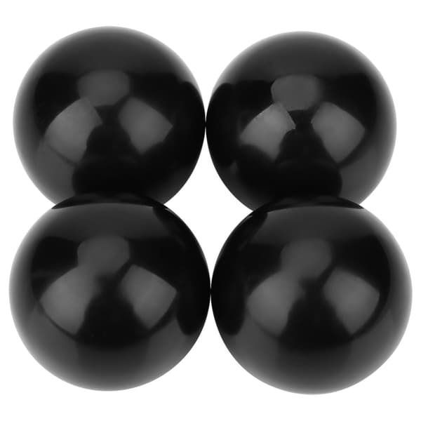 Black M12 Threaded 40mm Round Handle Ball Knob (6 Pcs) for Machine Tools