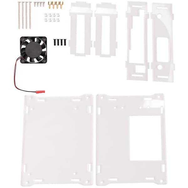 För Nano B01 A02 2GB Akryl Case Development Board Universal Protective Shell med Kylfläkt