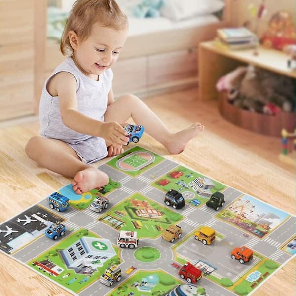 24 stk Ad Bil/e Dyr Blind Box Barn Nedtelling Leke Bygge Bs For Gutter Jenter
