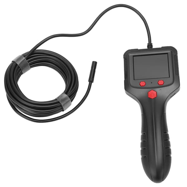 Waterproof IP67 Industrial Borescope, 2.4 \" IPS HD Inspection Camera, Handheld Endoscope with 6 LED Lights