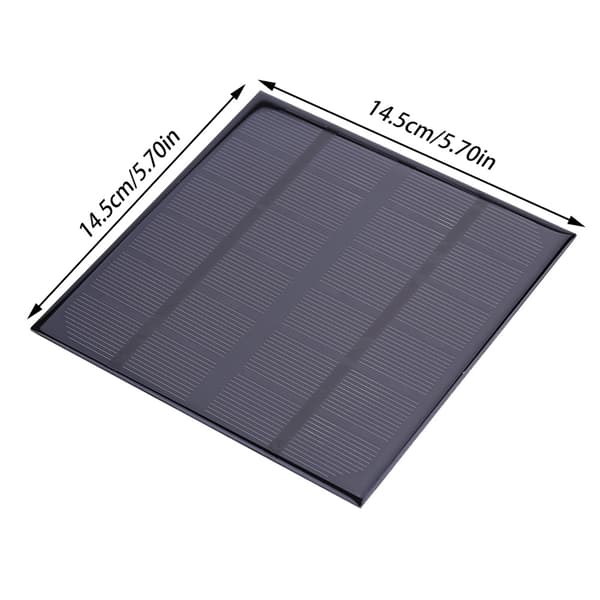 DC Output 3W 6V Monocrystalline Silicon Solar Panel Module Battery Charger Power Supply
