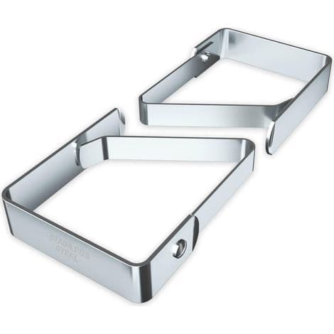 Store dukholdere, sett med 4, rustfritt stål, sklisikre dukholdere (7 cm x 4 stk)