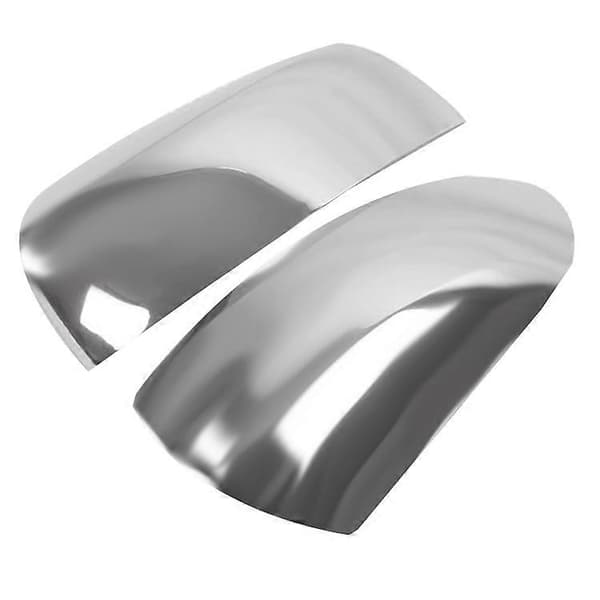 för / Everest 2012-2020 ABS Silver Krom Backspegelhus Kåpa - Sidospegelkåpa