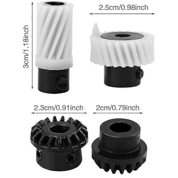 Symaskingearsett 4 stk Plastgir Singer Tilbehør Symaksin 174488+174491+163997+163328