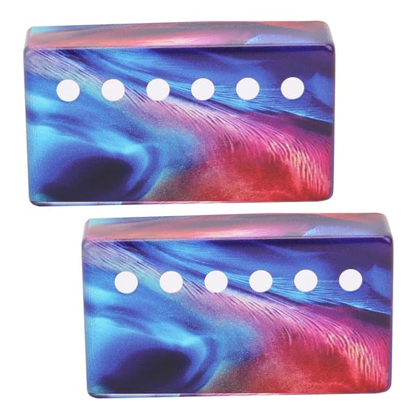 2 Pcs Pickup Cover 6 Holes Copper Protective Shell Guitar Maintenance Decor Accessories