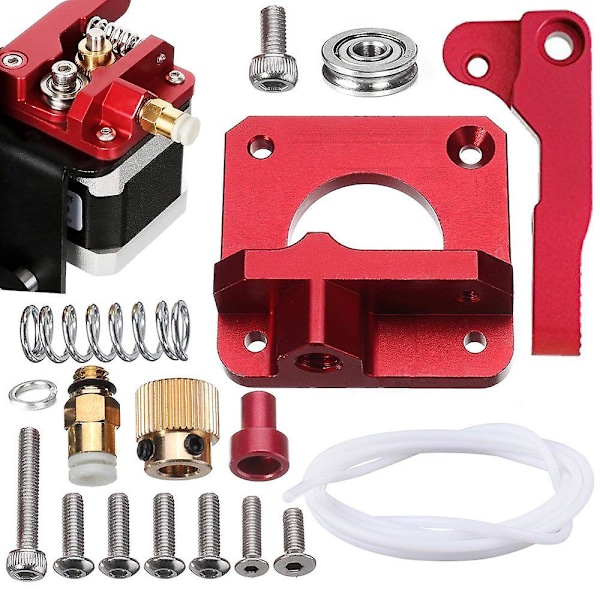 Upgraded MK8 Extruder Aluminum Drive Feed Replacement 3D Printer Extruders Kit for -10,-10S,-10 S4