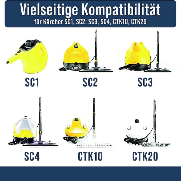 Rund børste sæt [4 stk.] Velegnet til damprenser tilbehør, til rund børste, til