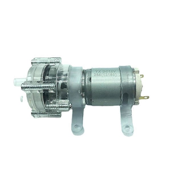 DC12V Høj Temperaturbestandig Transparent Akvarie Membranpumpe