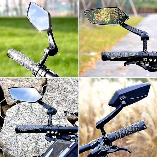 2023 Ny Cykelspegel Explosionssäker Justerbar Stor Lins Cykel Backspegel Mtb Cykelspegel