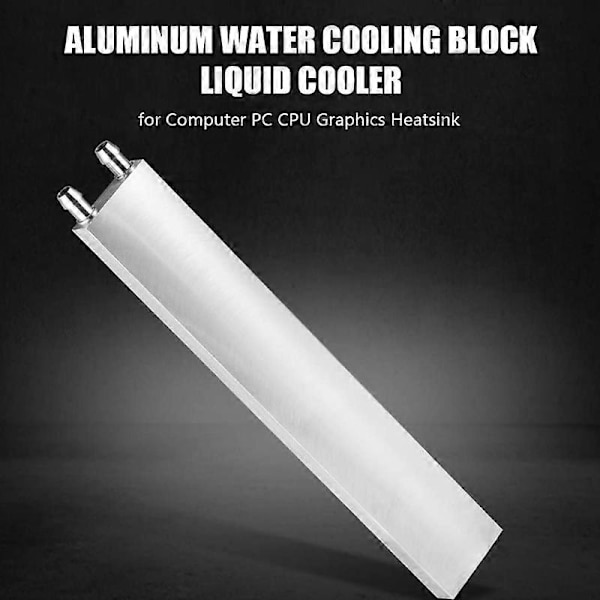 Aluminium Væskekølingsblok til Computer CPU Radiator til PC og Laptop CPU Sølv Køleplade