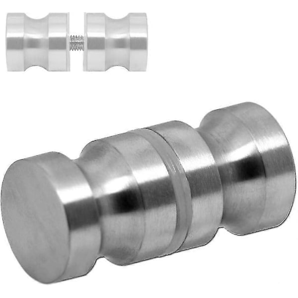 Moderne Glassdørhåndtak Spak Trim Matt Børstet Dusjknott Solid Stål 3cm Lekerom, 13thirteen