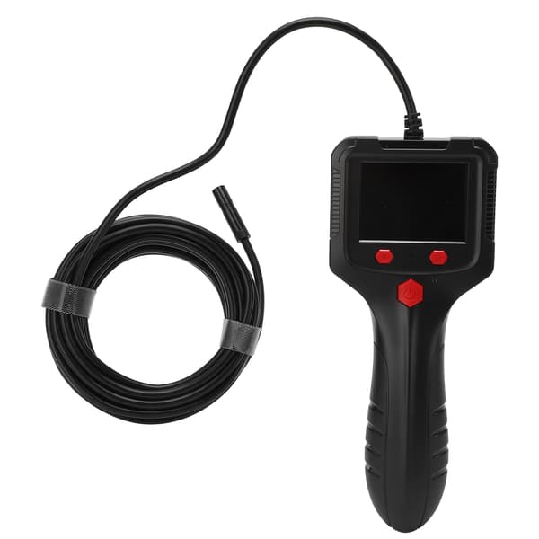 Waterproof IP67 Industrial Borescope, 2.4 \" IPS HD Inspection Camera, Handheld Endoscope with 6 LED Lights