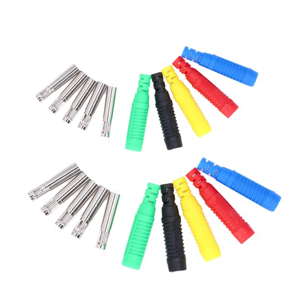 10 set banana plug strong connection good electrical conductivity lantern banana socket for electronics computers