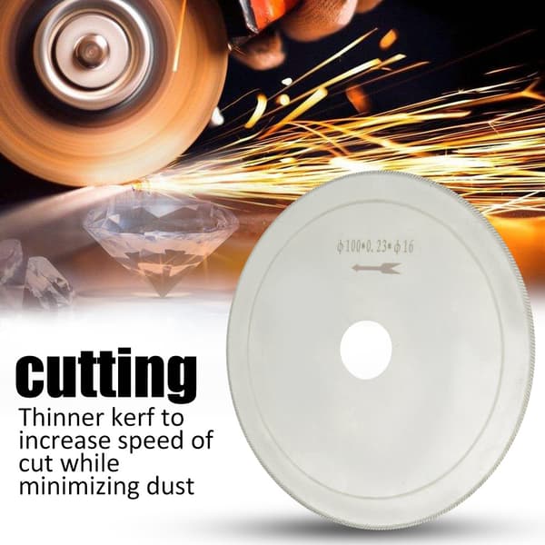 10 stk ultratynne diamantsagblader for edelstener og smykker