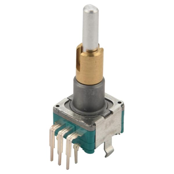 EC11EBB24C03 Dobbeltakse Encoder med Kontakt 30 Positioneringsnummer 15 Håndtag 25mm