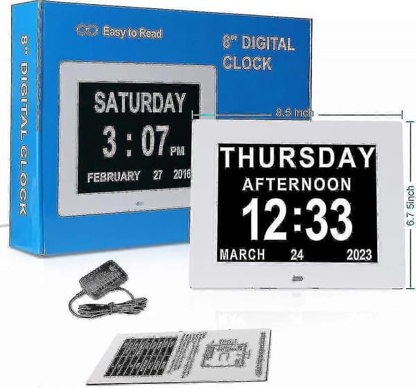 Demensur - Stor Digital Kalender Til Seniorer