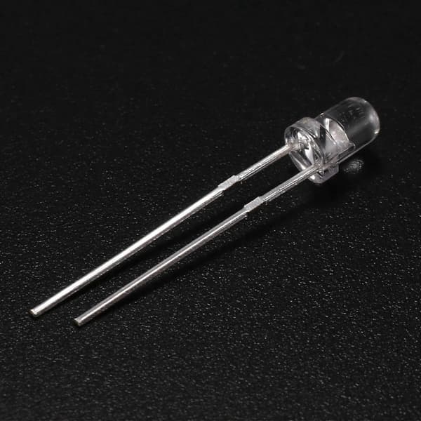 3 mm hvid LED-lys 100 stk. lysdiode