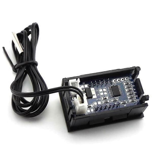 DC 12V LED Digital Termometer -50- 110 Celsius Bilmätare Temperatur Fordon