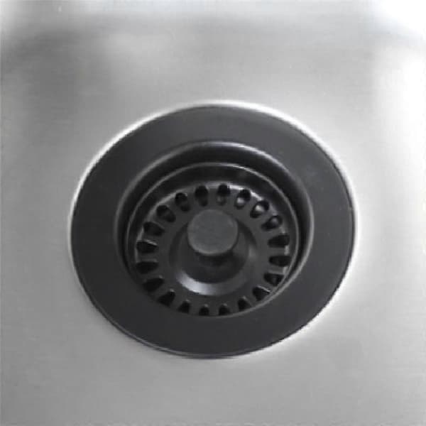 Diskho Avloppsenhet med Sil Silkurv Avloppspropp Diameter 114mm för Köks Quartz Sten Diskho