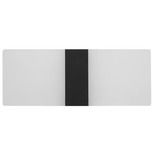 LED Acrylic Indoor Wall Mounted Sconce Lamp Bedside Night Light (Warm Light & Black L)