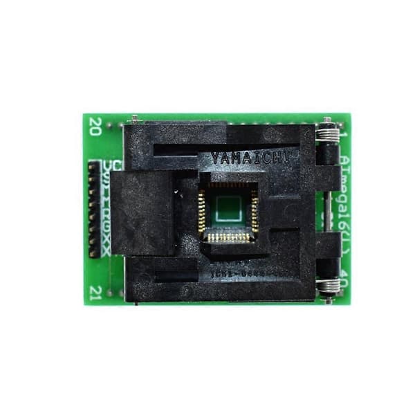 TQFP44 til DIP40 Brennesokkel Chip Programmer TQFP44 Adapter Sokkel Dip40 Qfp44 ATMEGA16