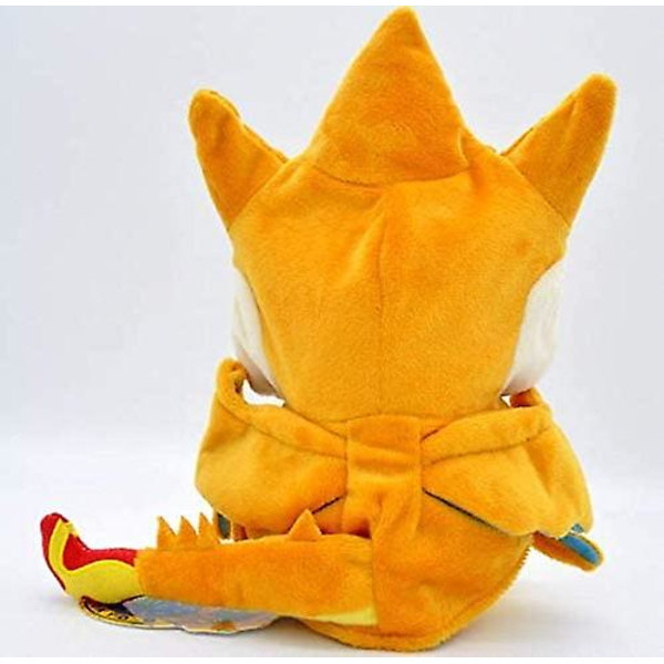 Anime Plushies Legetøj Aftagelig Ildsprudende Drage Charizard Hat Sød Plushies Interessant Plushie Til Unisex (Gul Smile Plushie Legetøj)