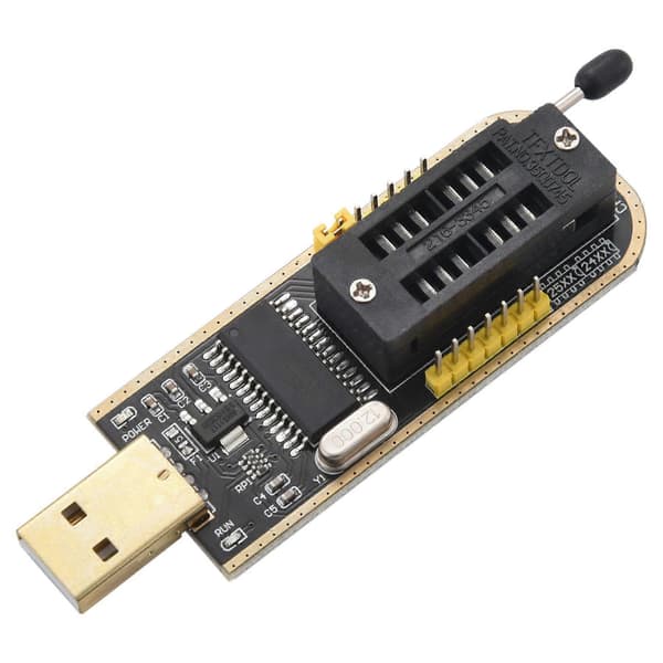 SOP8 SOIC8 -testiklipsi EEPROM 25CXX / 24CXX -piirille CH341A 24 25 -sarjan EEPROM Flash Bios USB -ohjelmalla