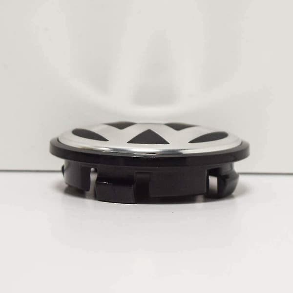 Fälgnavkapsel Satin Svart Högkrom 65mm - 2-pack