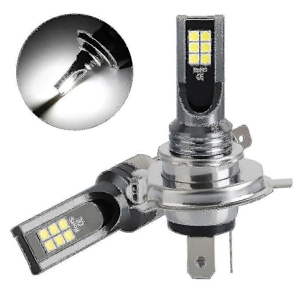 H4/9003 LED-lyspærer for frontlys, LED H4-lyspærer for bil, H4-lyspærer for bil, lyse LED-lyspærer for bil, H4 LED-frontlys
