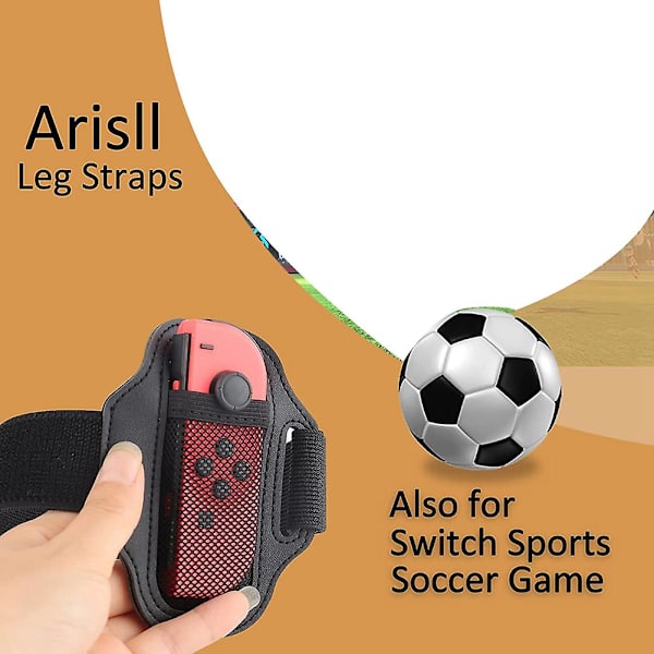 Benstrapper til spil, 2 pakning benbånd til Switch/ Controllers Sportstilbehør
