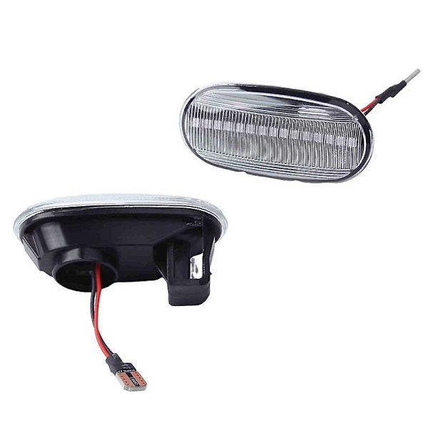 Dynamiske Sidemarkør Blinklys Blinklys Indikatorlampe Transparent til 1998-2005