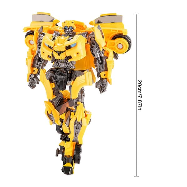 Nya Transformationsleksaker Pojke Legering Edition Anime Actionfigur Bil Tank Modell Barn Present Bumblebee 21cm