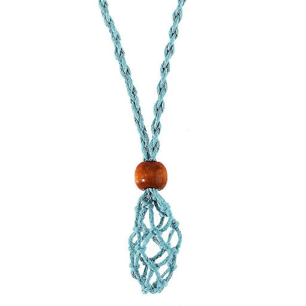 Halsbandssnöre Berlock Stenhållare För Stenhalsband DIY Armband Halsband - Himmelblå - Produktkod 56031