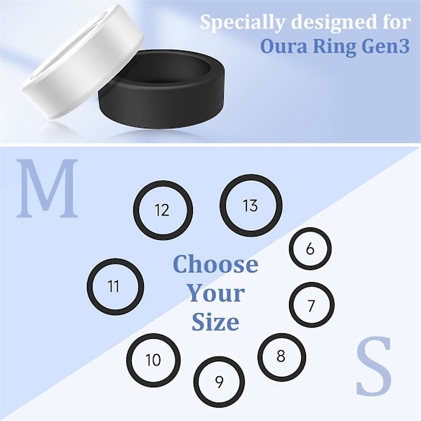 Ring Cover för Ring Protector, Silikon Elastiskt Fodral för Ring Gen 3 Träning S
