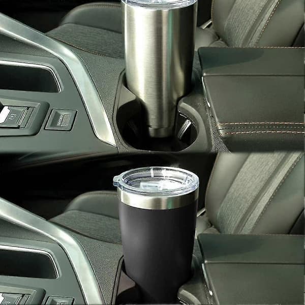 30oz Isolerad Kaffemugg med Lock - Hållbar Termosmugg Set om 2