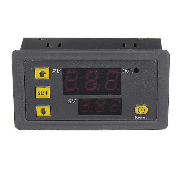 AC110V-220V Digital Display Tidsrelä Automationsfördröjning Timer Kontrollbrytare Relämodul